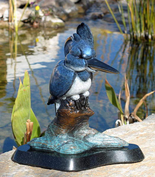 King Fisher, Shore Bird, Fish Catcher, Bronze, Saltwater Bird, River Bird